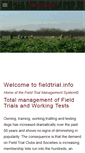 Mobile Screenshot of fieldtrial.info